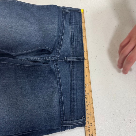 Pistola Slim Straight Jeans Womens 28 Dark Wash Blue Stretch  Made in USA - Picture 4 of 7